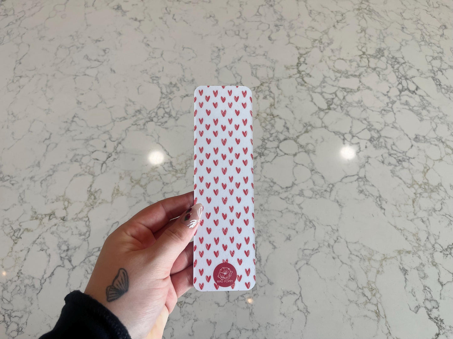Tiny Red Heart Bookmark