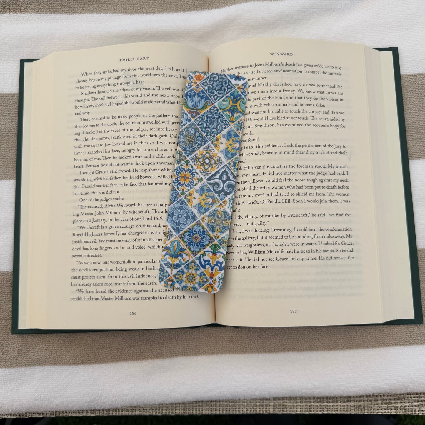 Mediterranean Tiles Bookmark