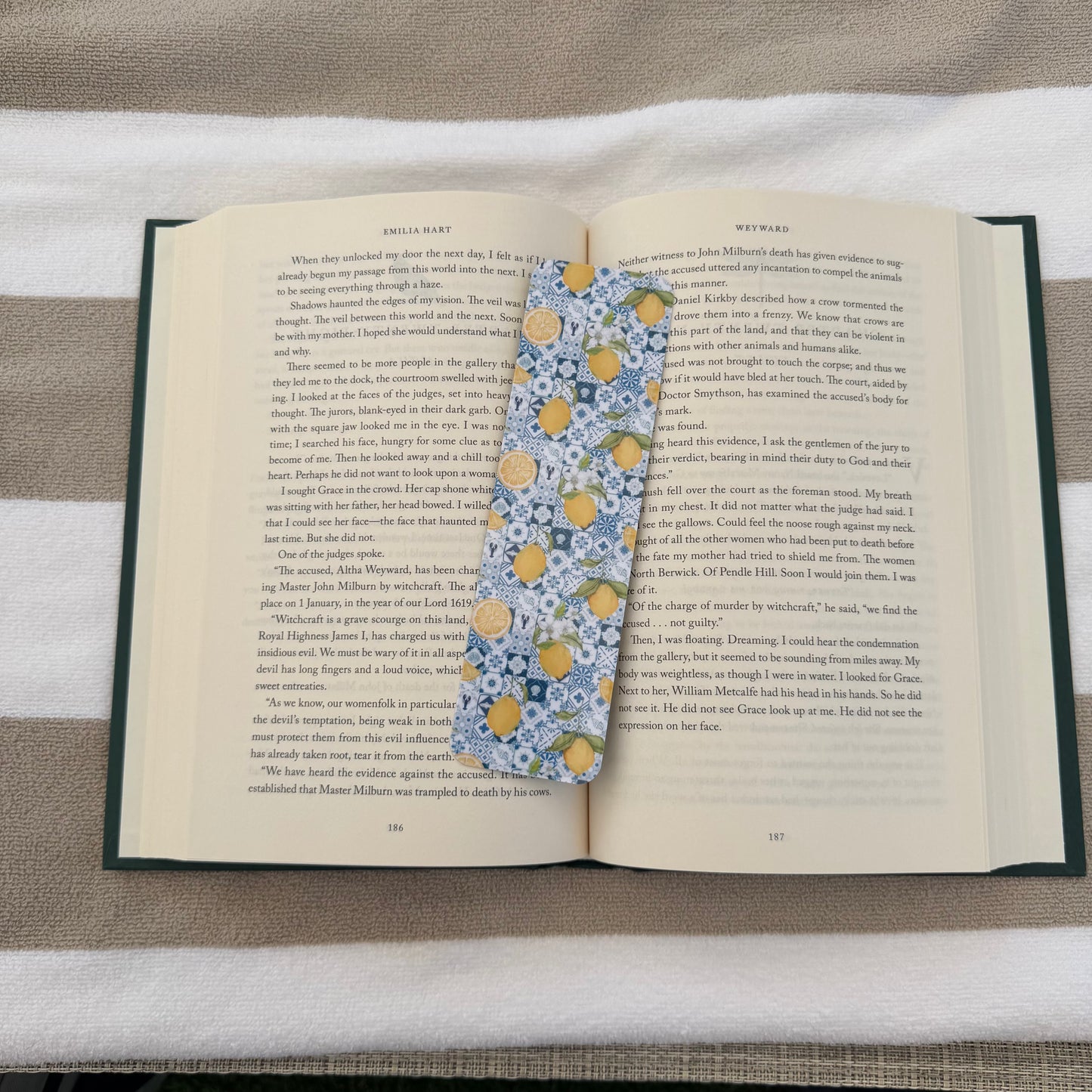 Mediterranean Lemons Bookmark