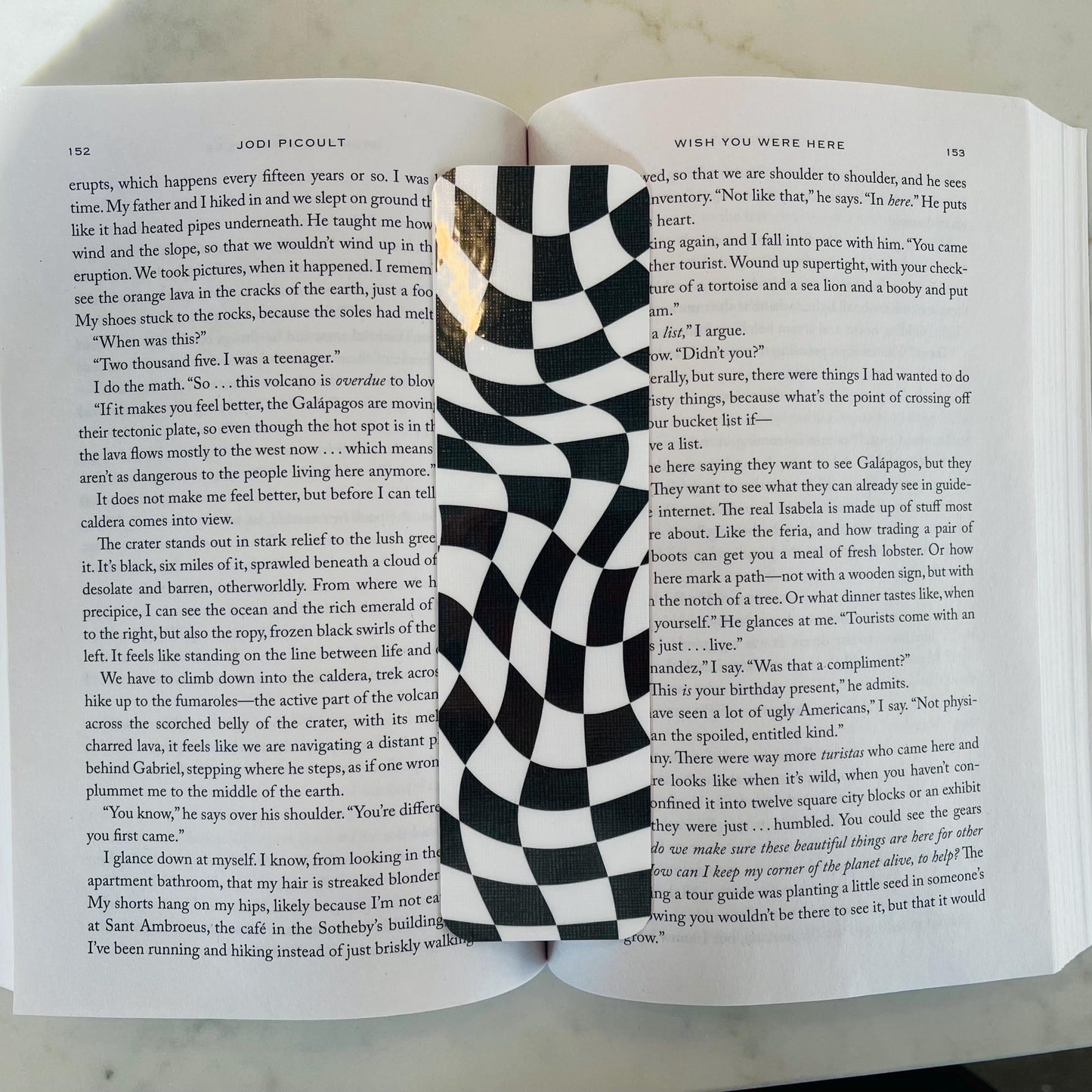 Monochrome Bloom Bookmark Set