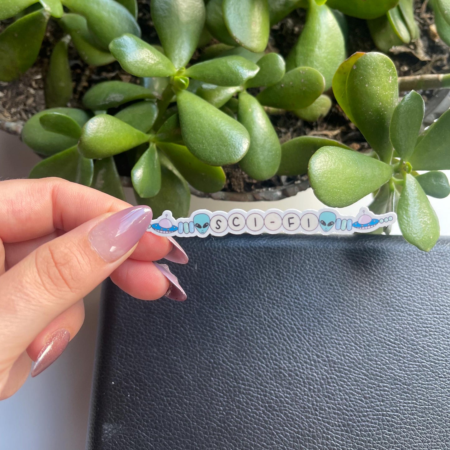 Bookish Friendship Bracelet Sticker | Genre Vinyl Decal