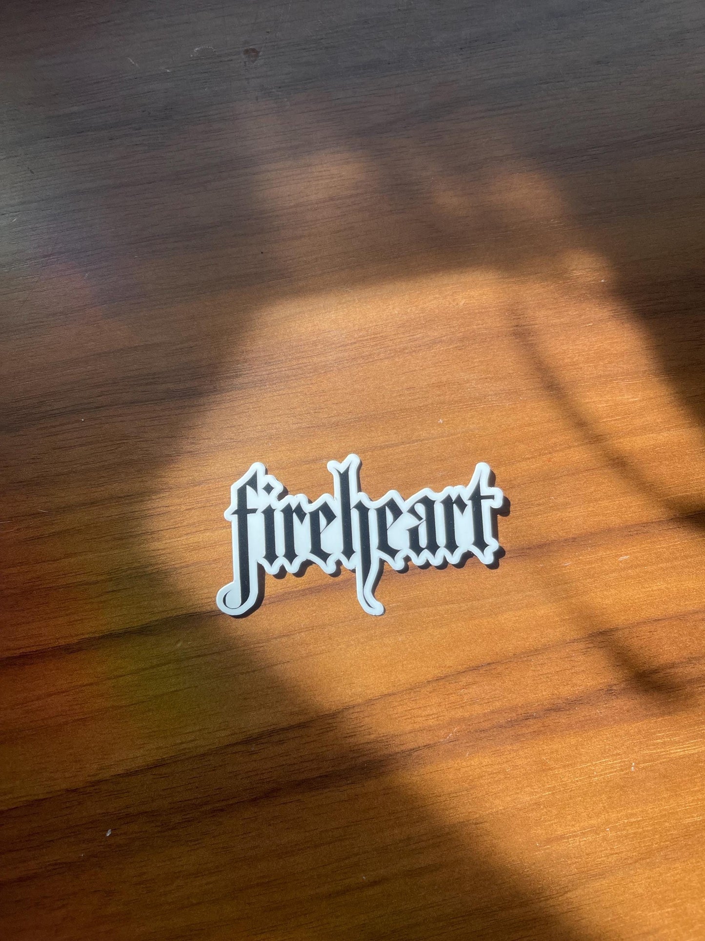 Fireheart Vinyl Sticker | Fantasy Bookish Decal