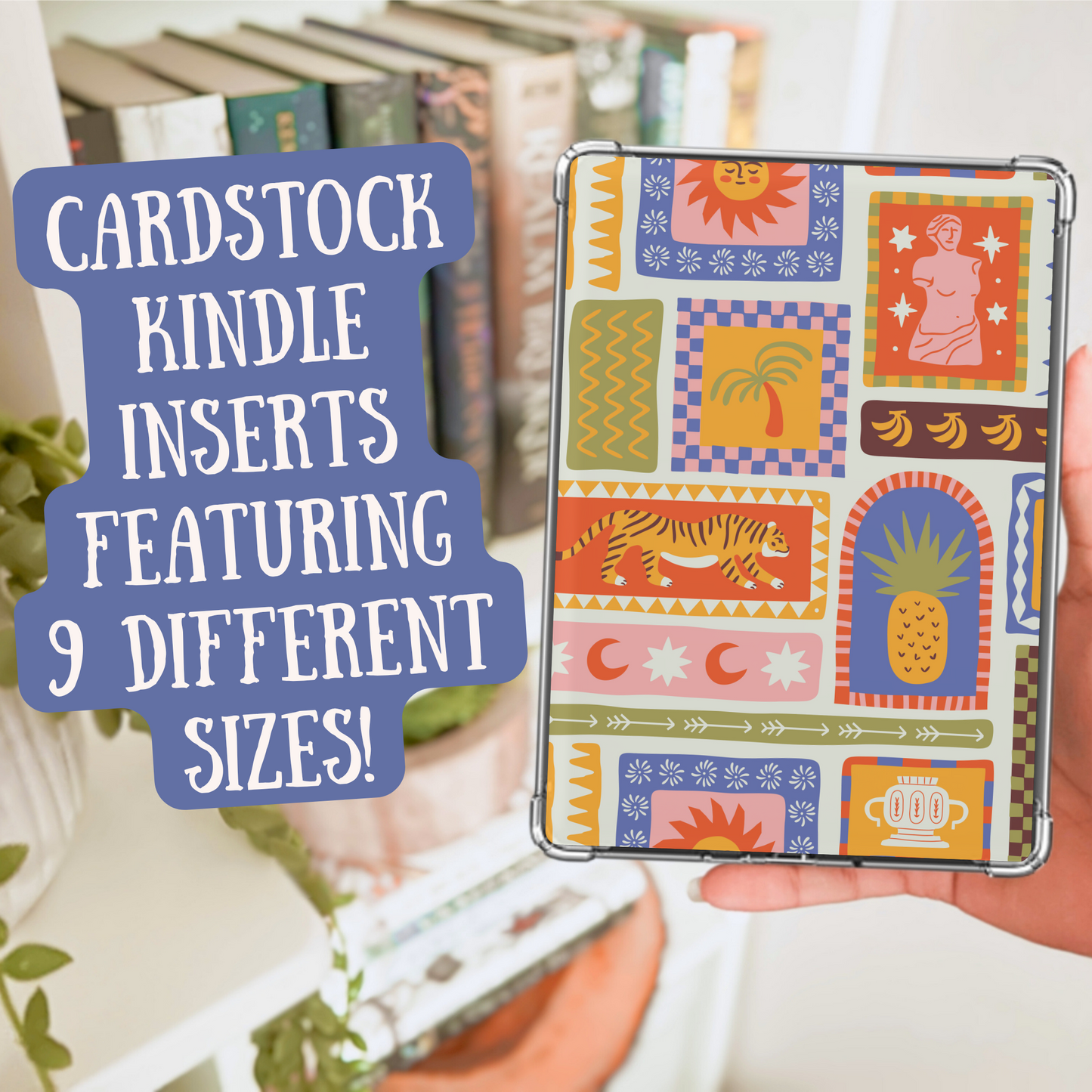 European Vacation Heavy Cardstock Kindle Insert