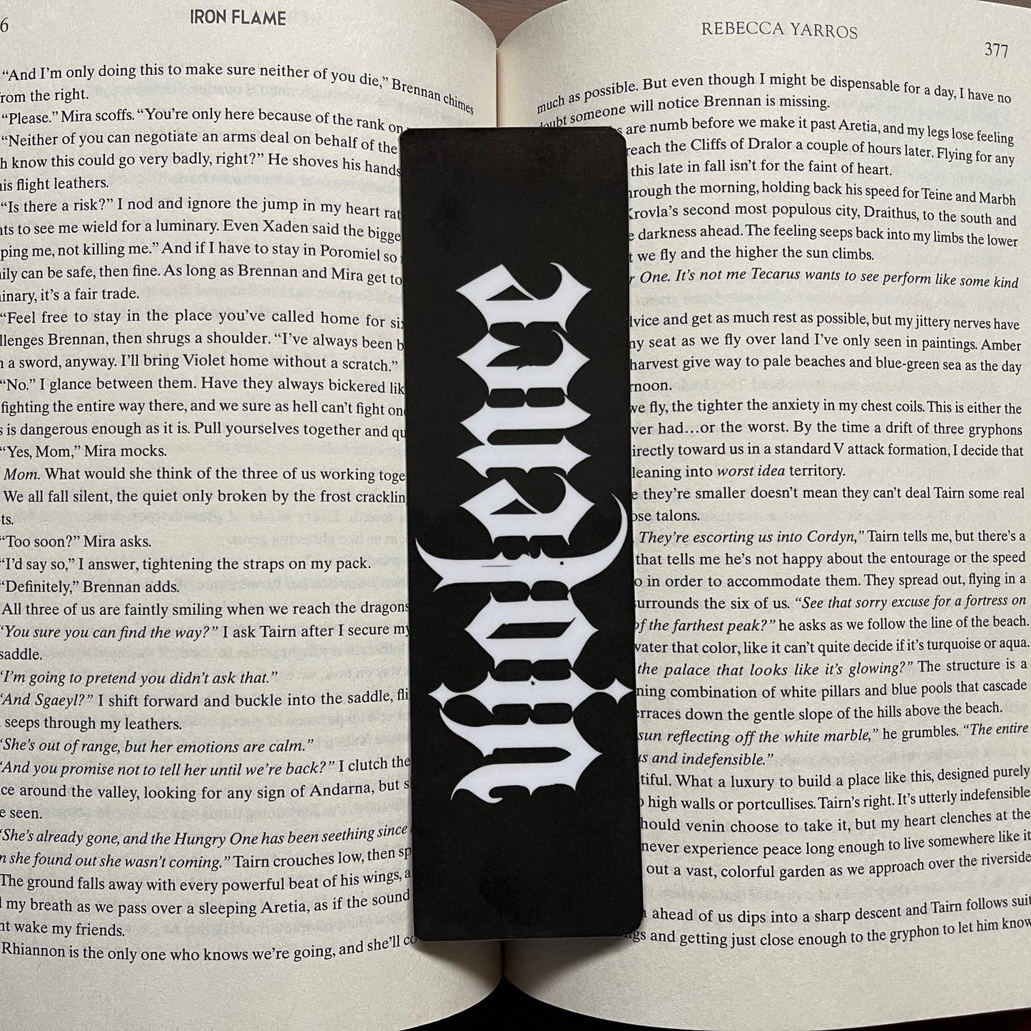 Fourth Wing Inspired Bookmark Set