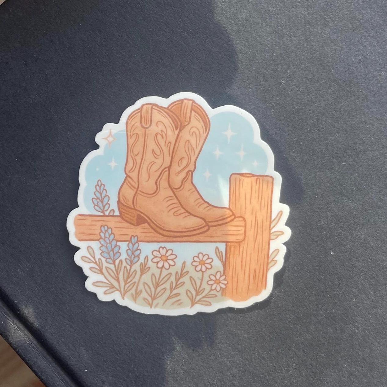 Cowboy Boots Sticker