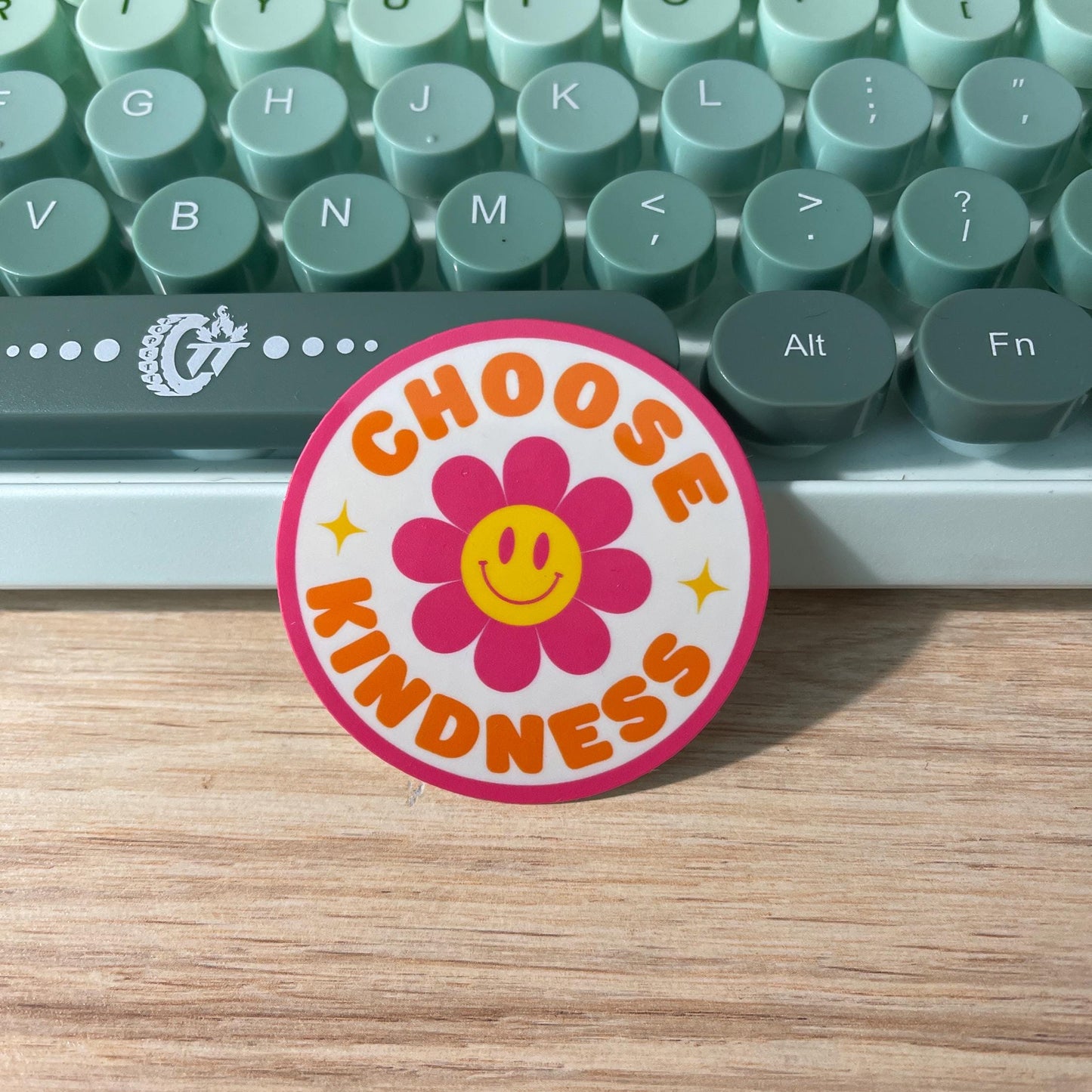 Choose Kindness Flower Sticker