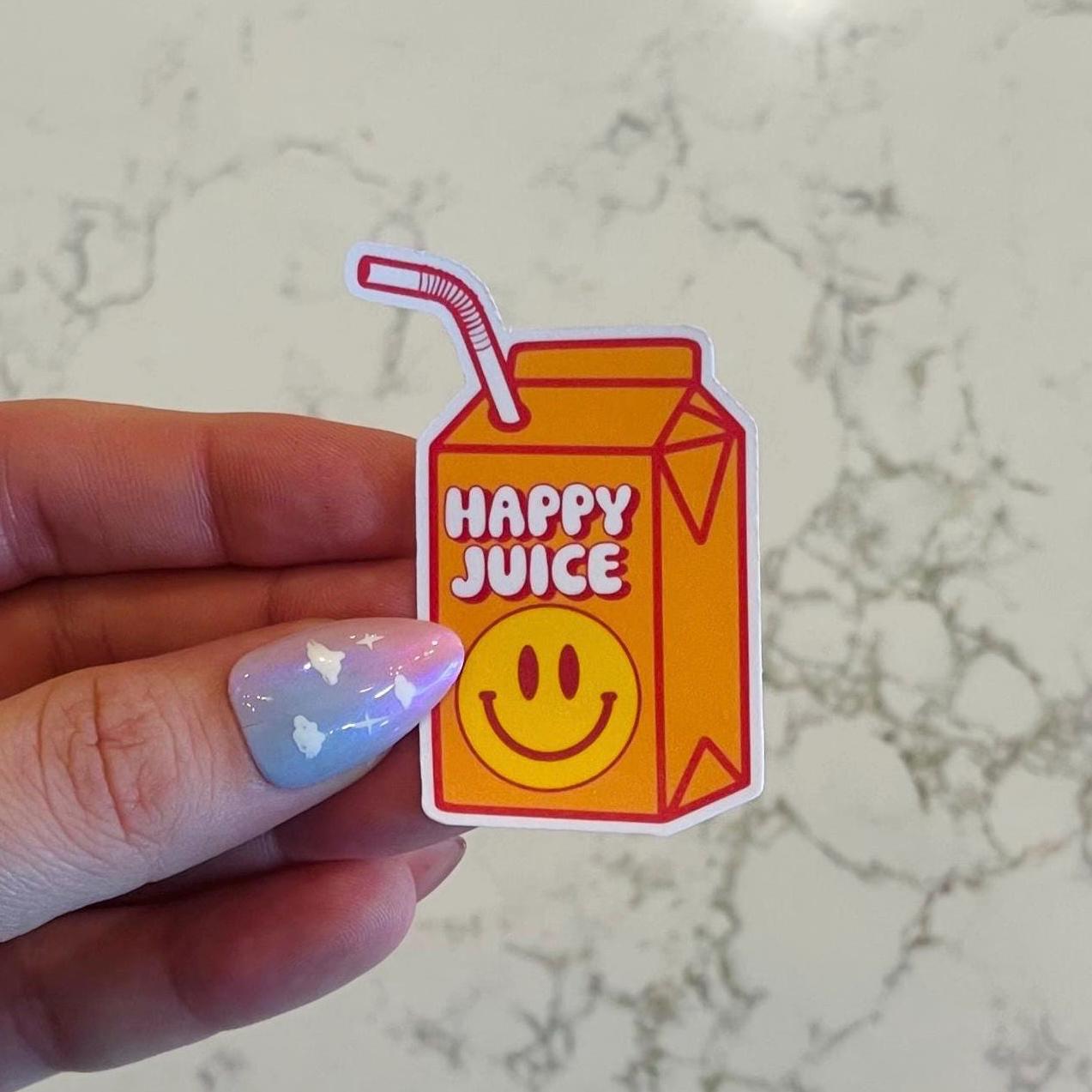 Happy Juice Box Sticker