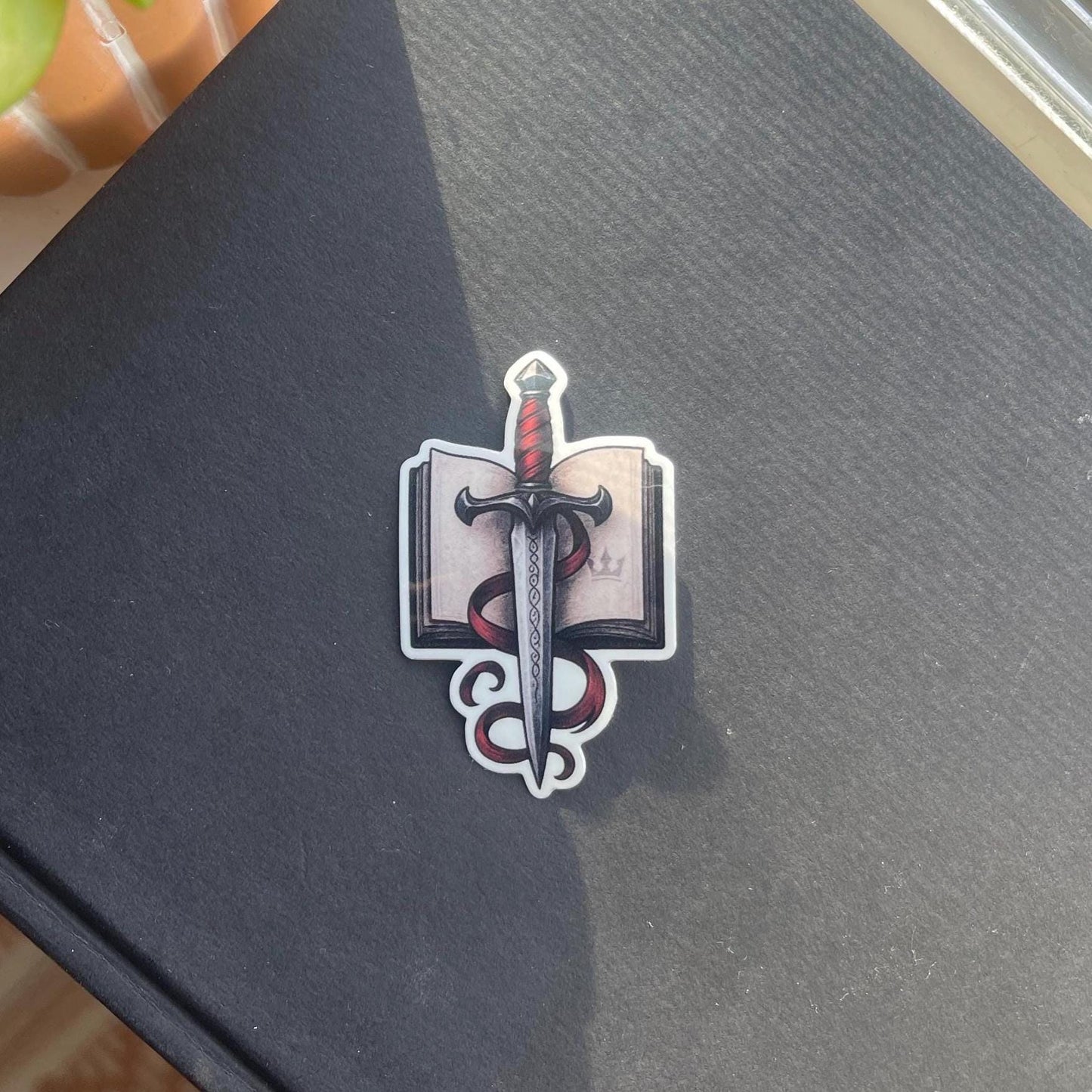 Sword & Book Sticker
