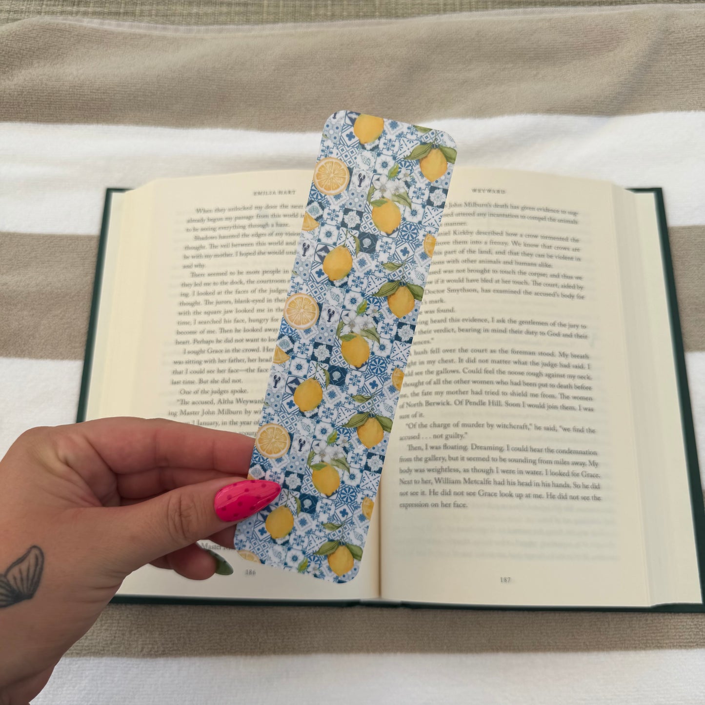 Mediterranean Lemons Bookmark