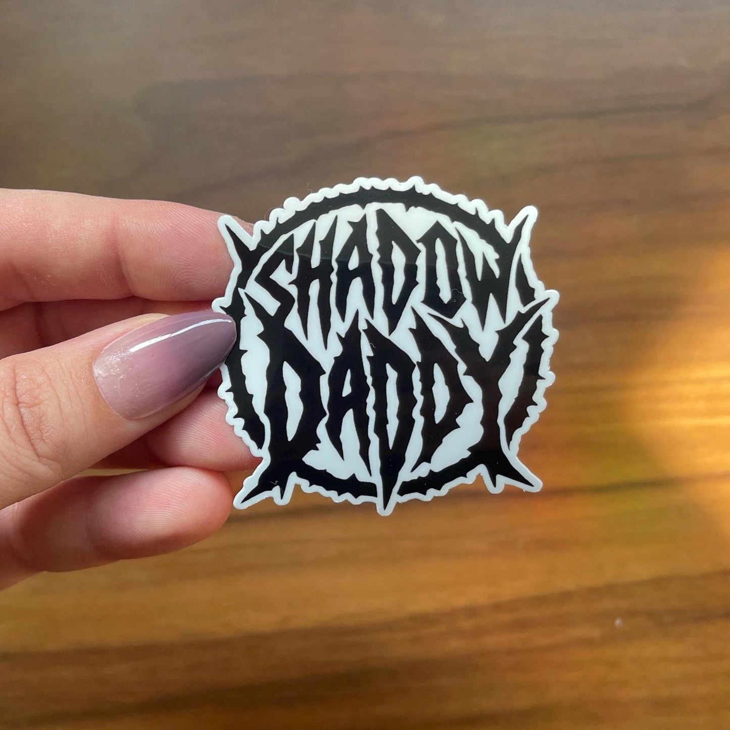 Shadow Daddy Vinyl Sticker | Dark Romance Bookish