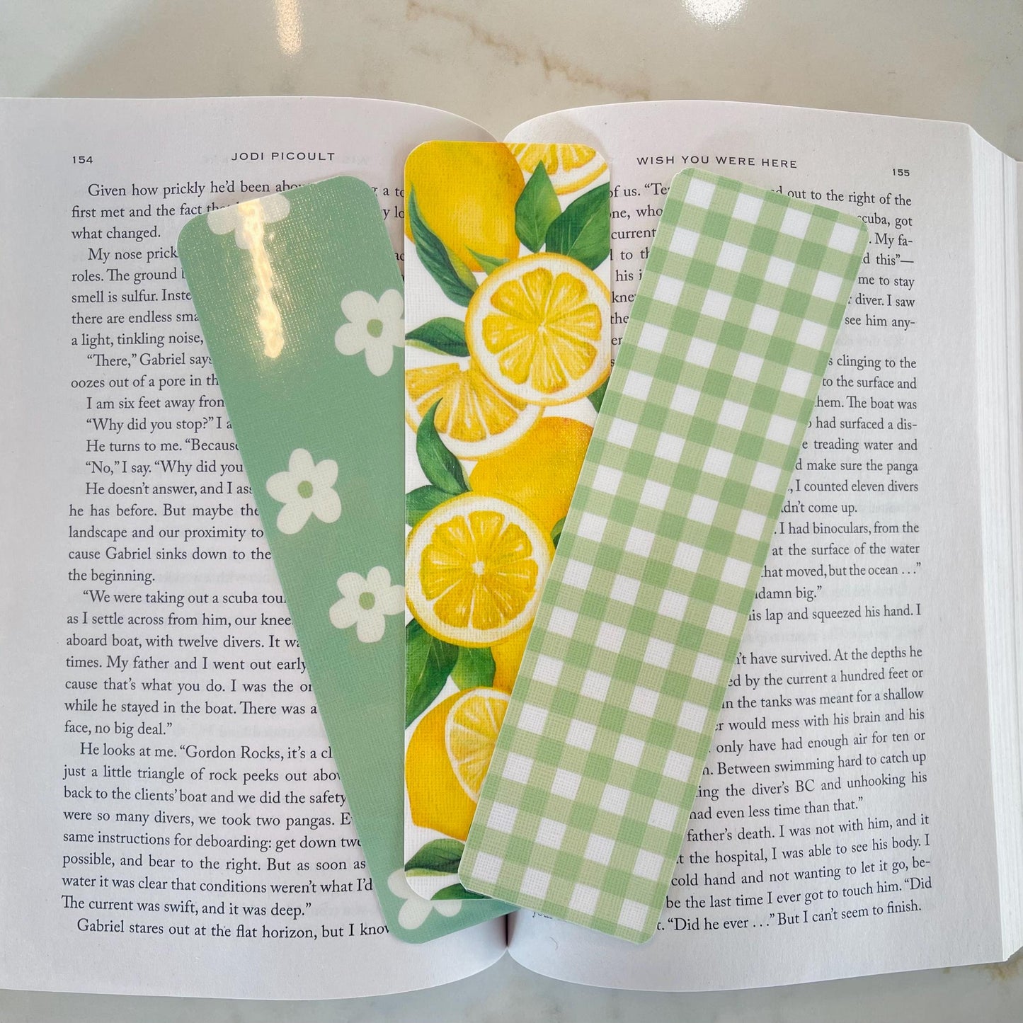 Citrus & Blossom Bookmark Set