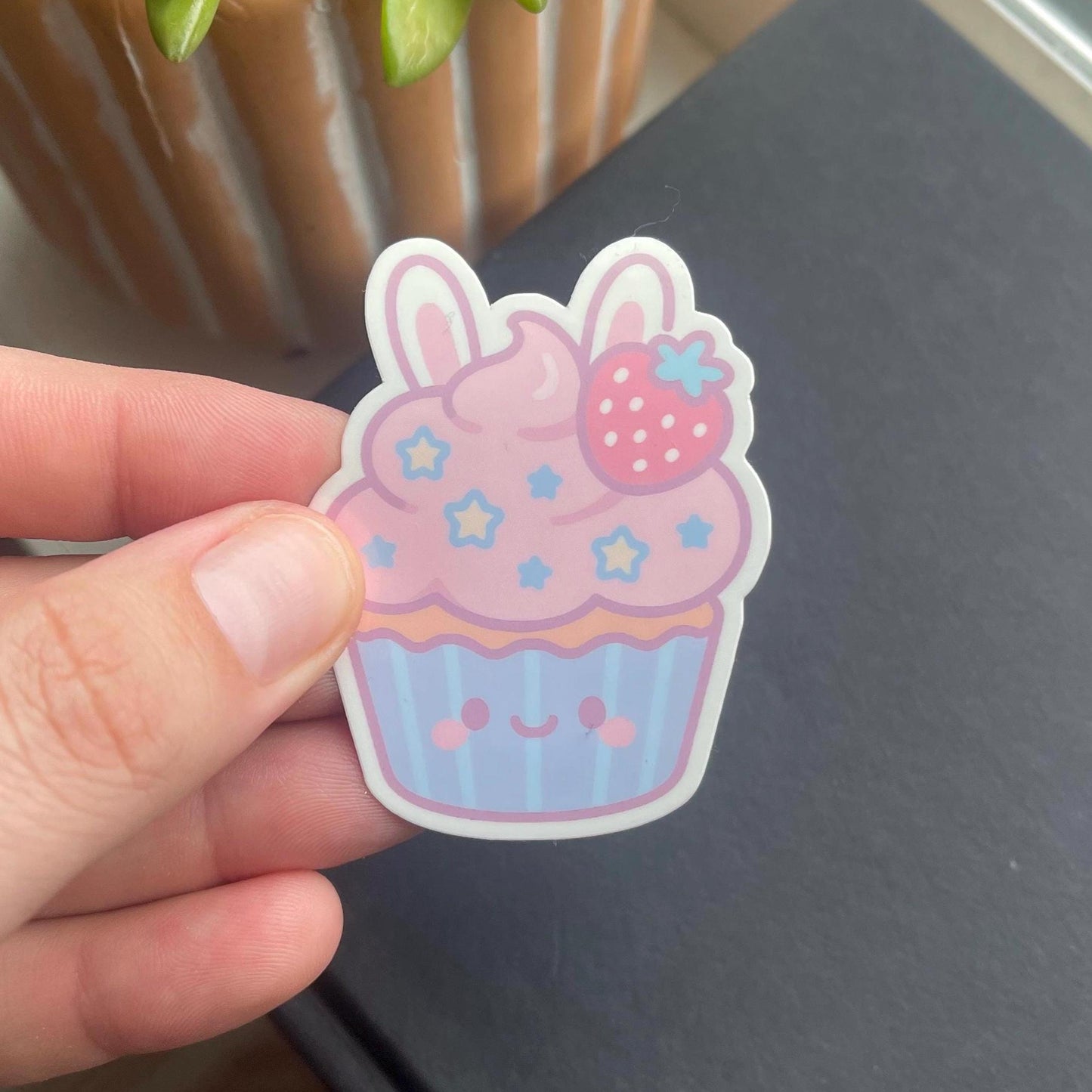 Cupcake Bunny Sticker