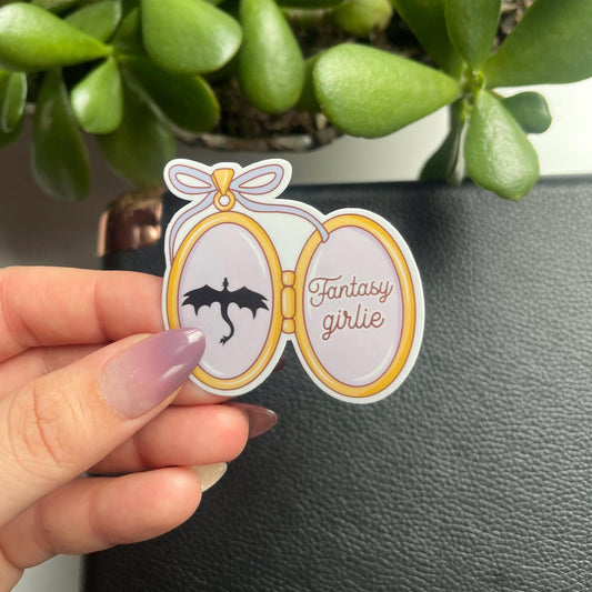 Fantasy Girlie Locket Sticker