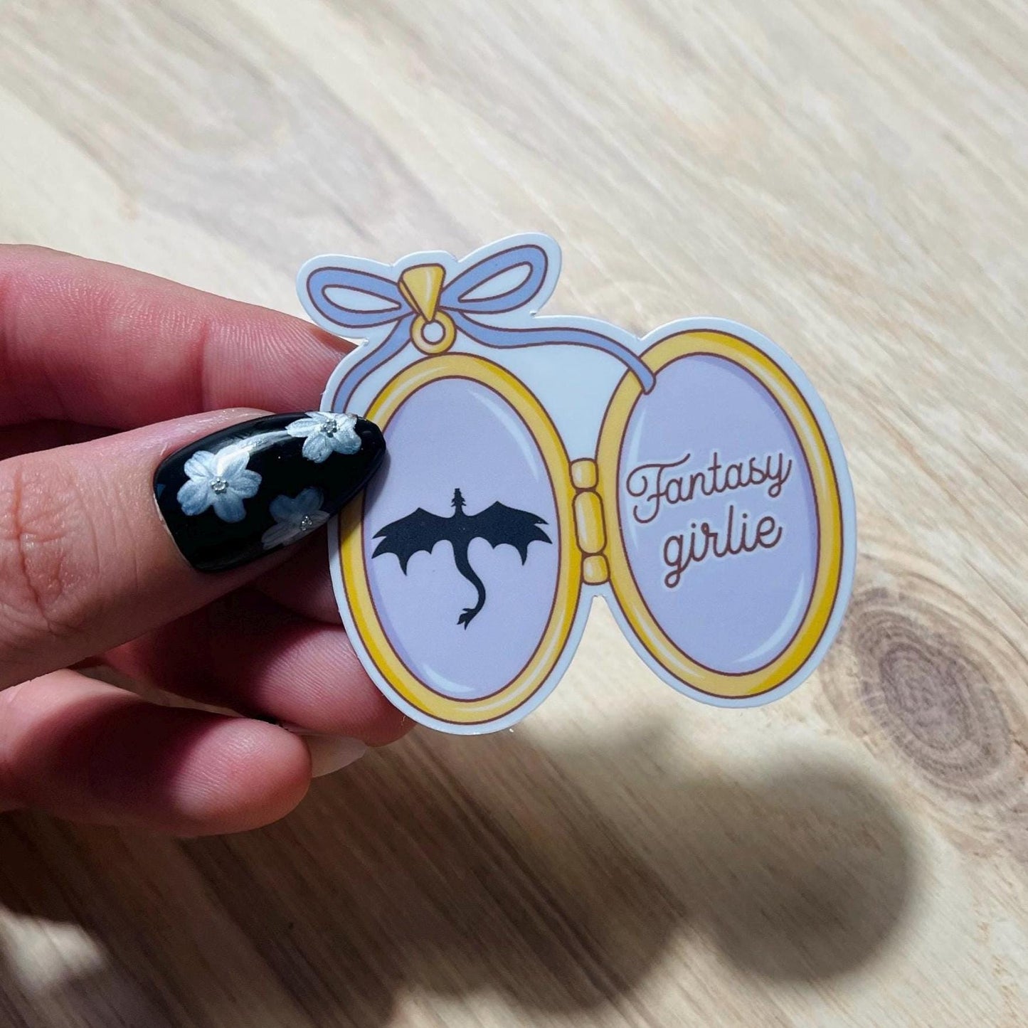 Fantasy Girlie Locket Sticker