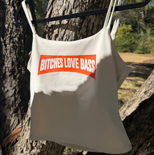 Bitches Love Bass Women's Yoga Crop Tank Top