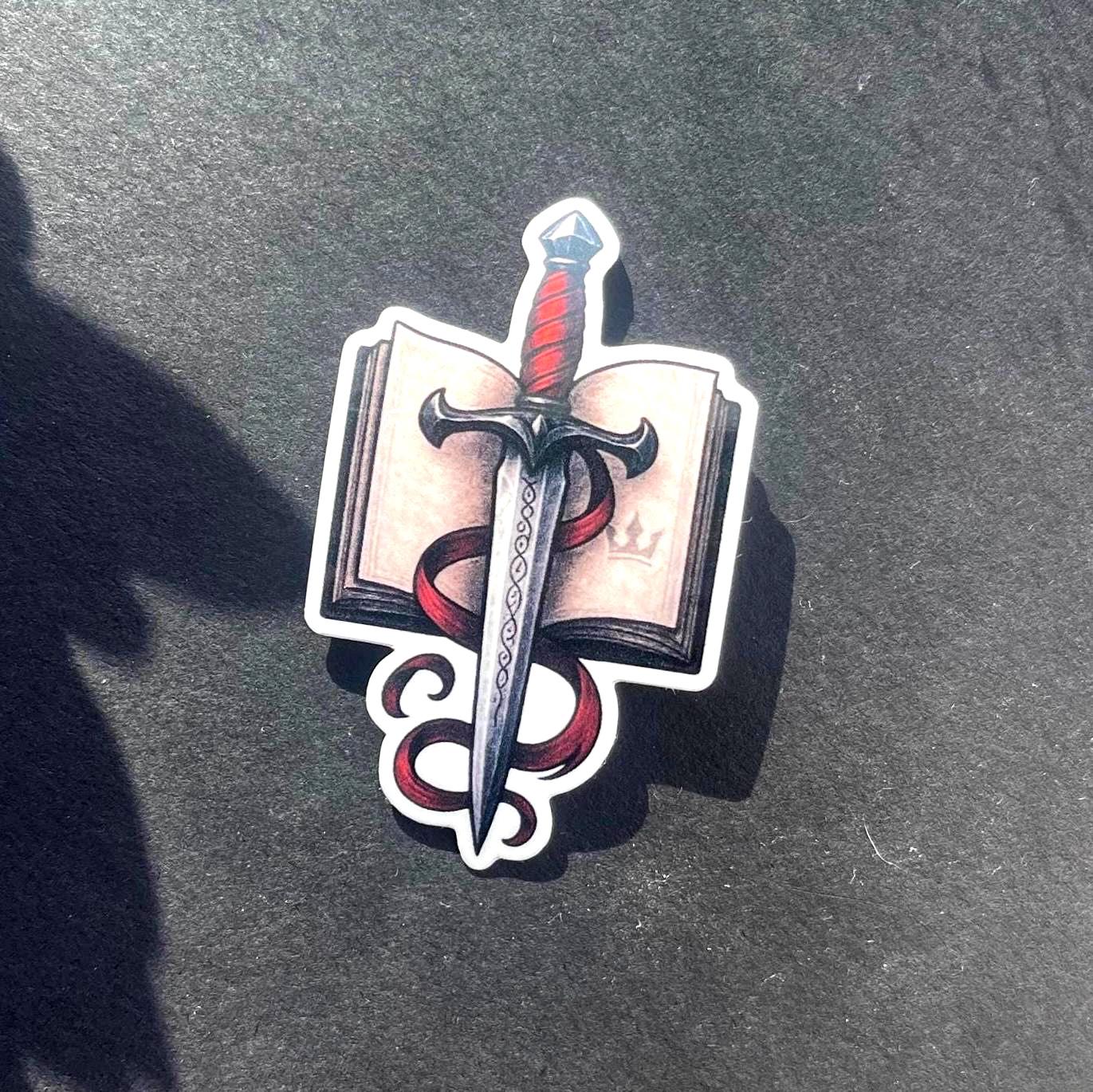 Sword & Book Sticker