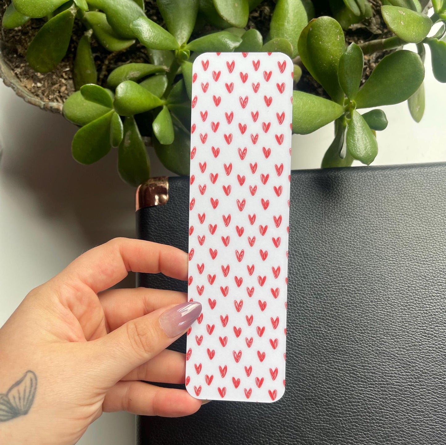 Tiny Red Heart Bookmark