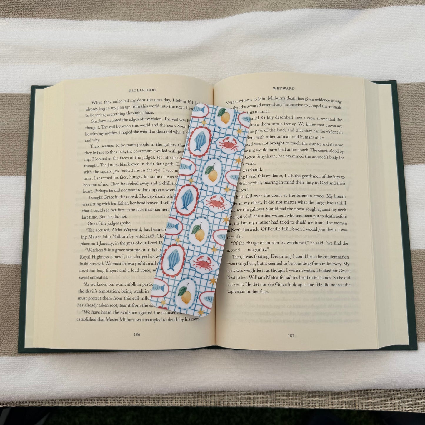 Coastal Summer Bookmark