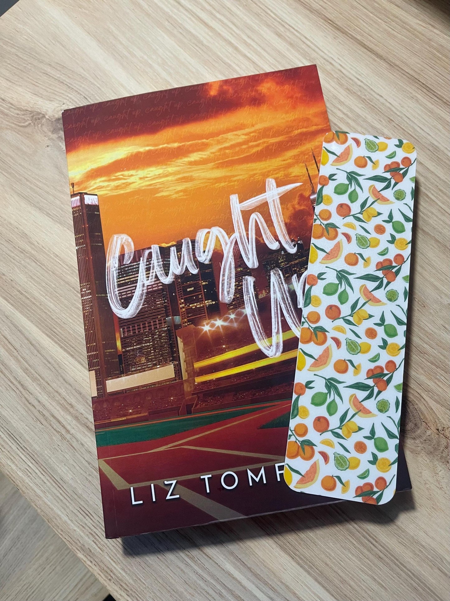 Citrus Fruit Bookmark with Oranges, Lemons, and Limes