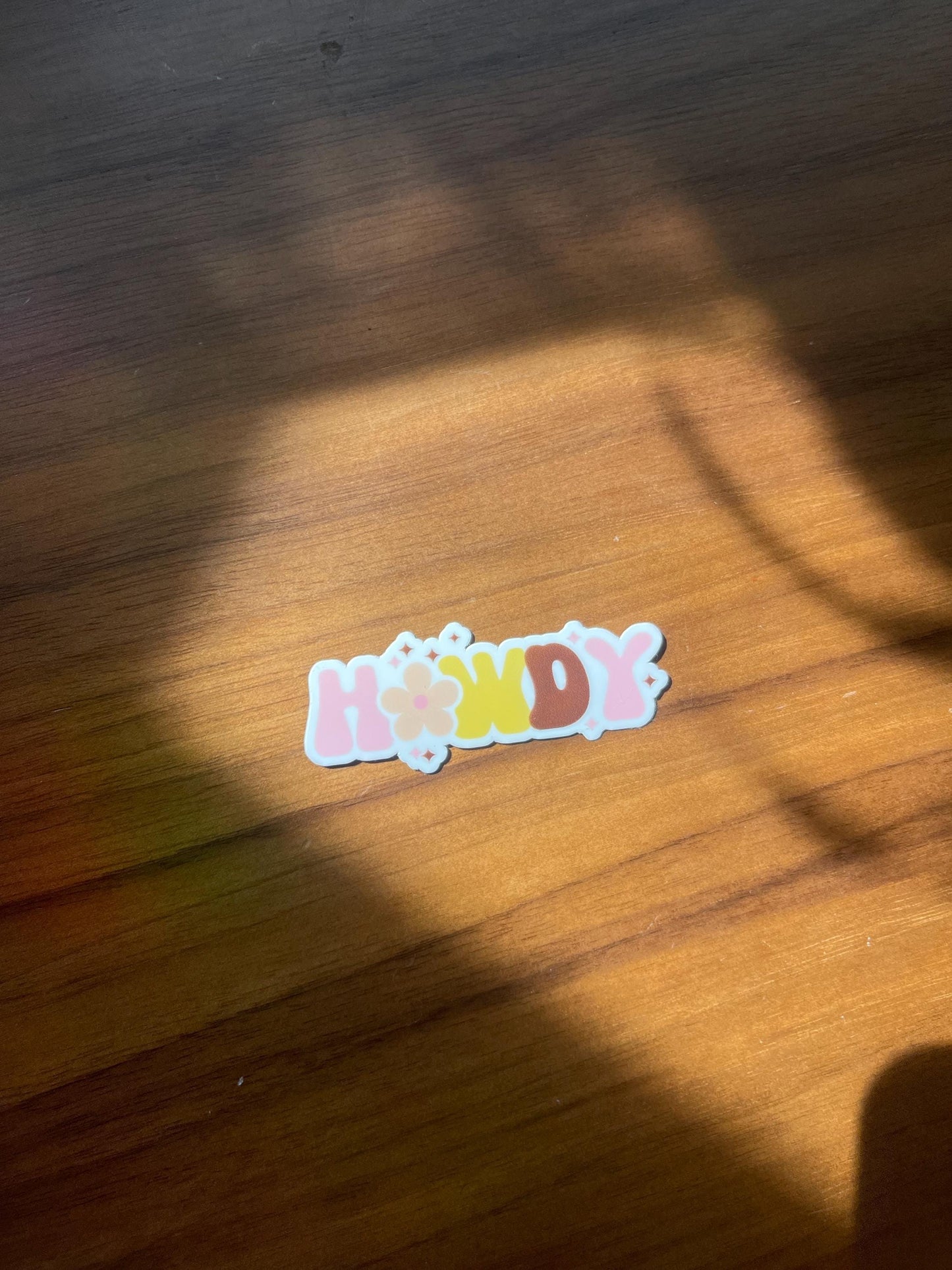Howdy Sticker