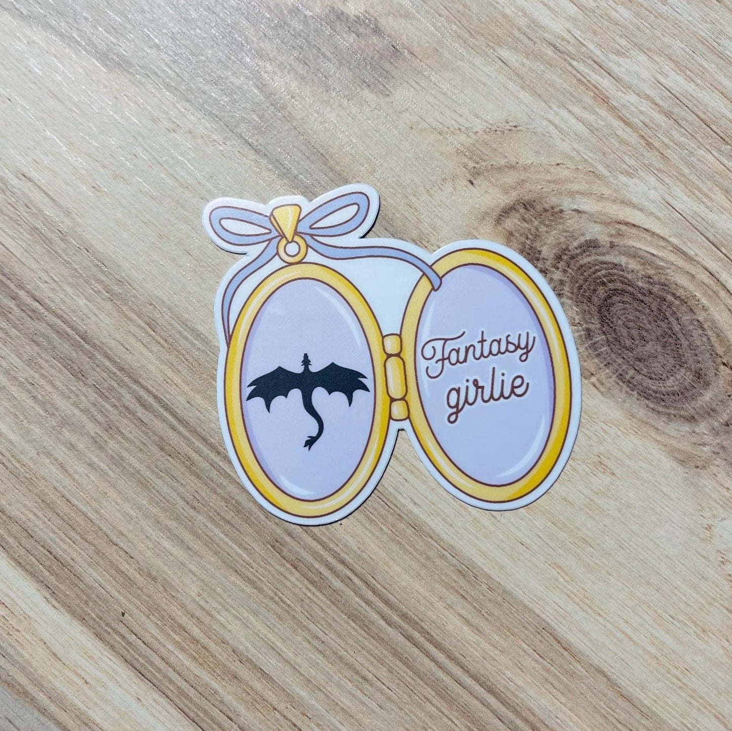 Fantasy Girlie Locket Sticker