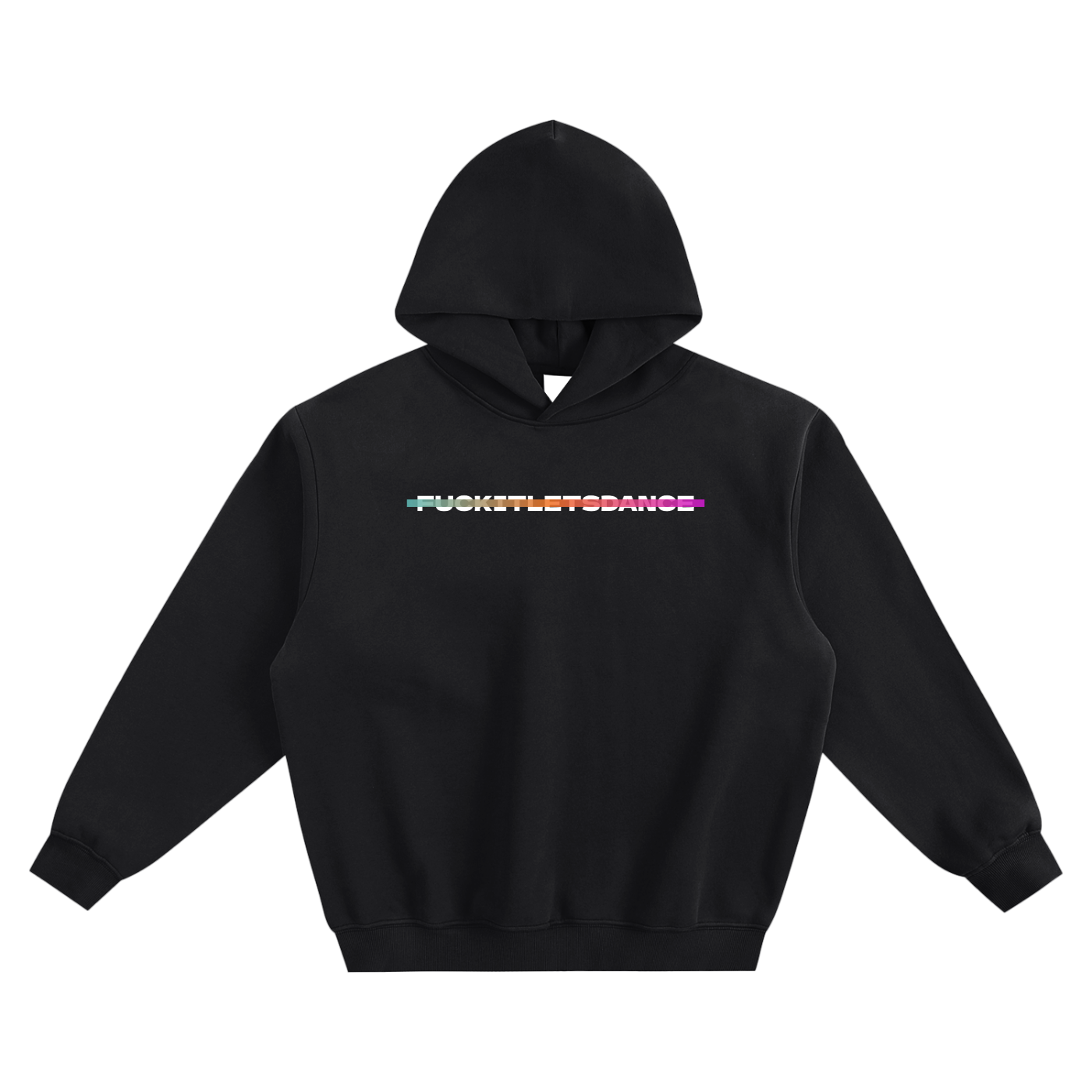 Fuck It Let's Dance Fleeced Boxy Hoodie