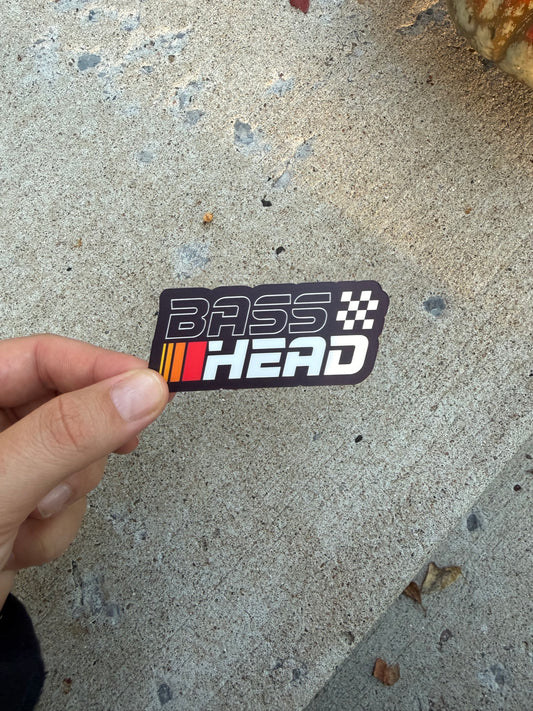 Basshead Racing Logo Vinyl Sticker