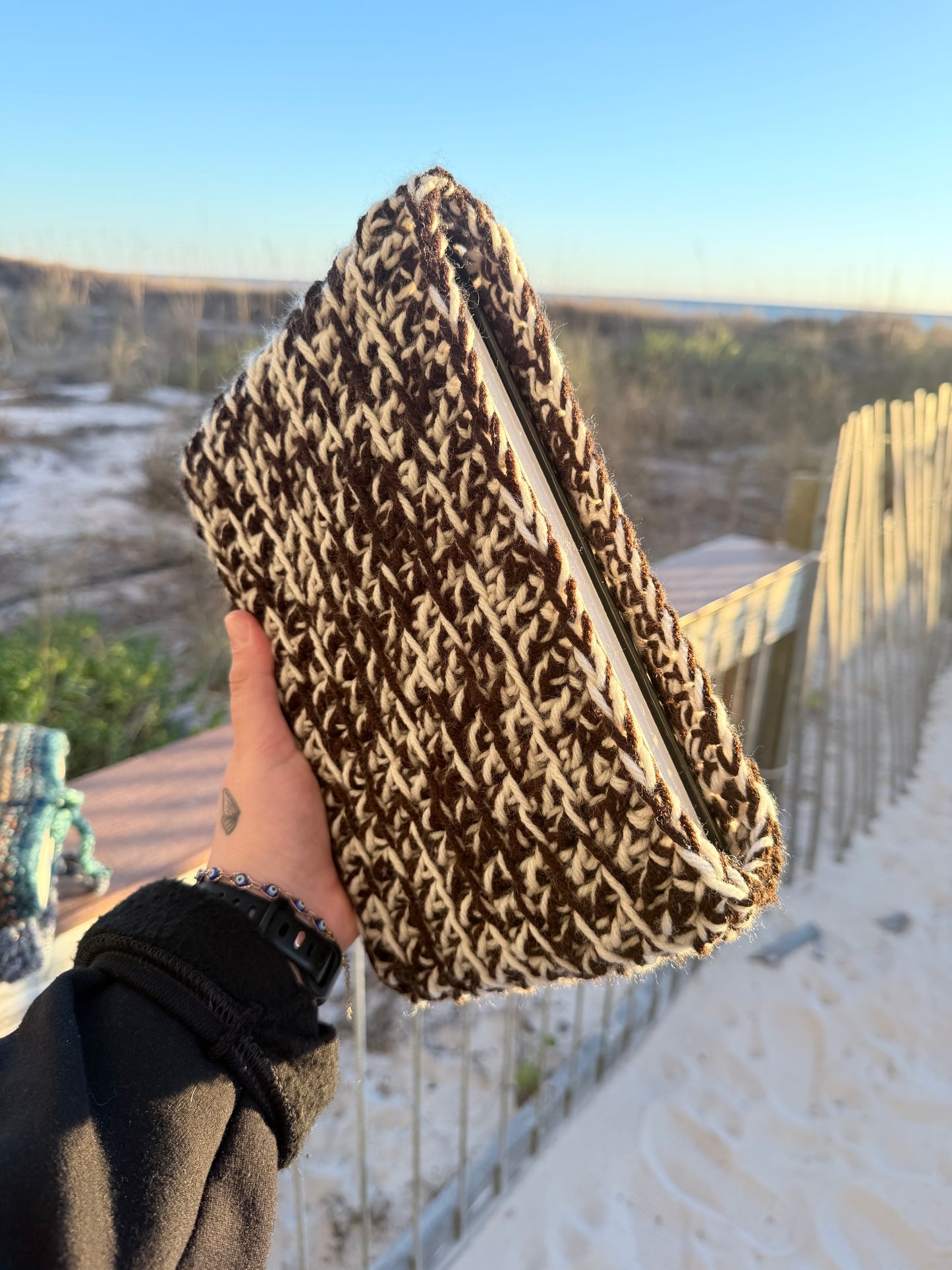 Large Handmade Crochet Book Covers