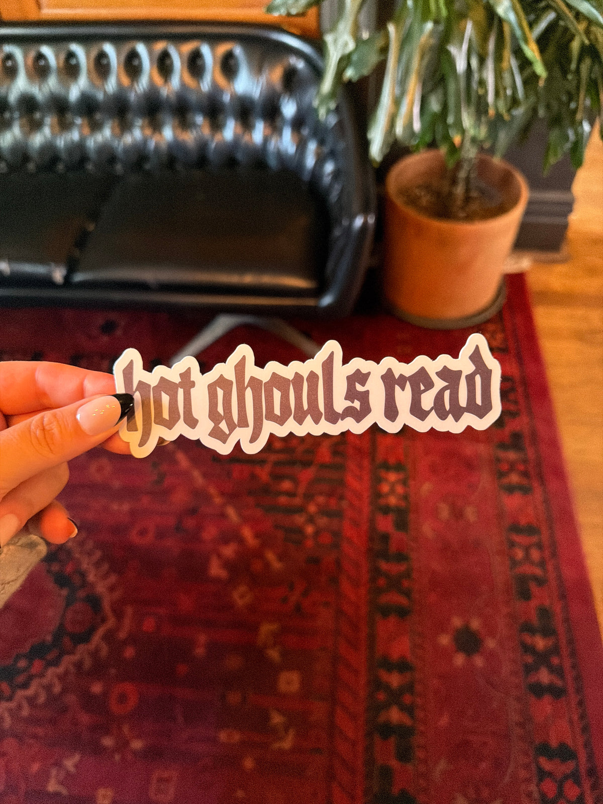 Hot Ghouls Read Die Cut Bookmark