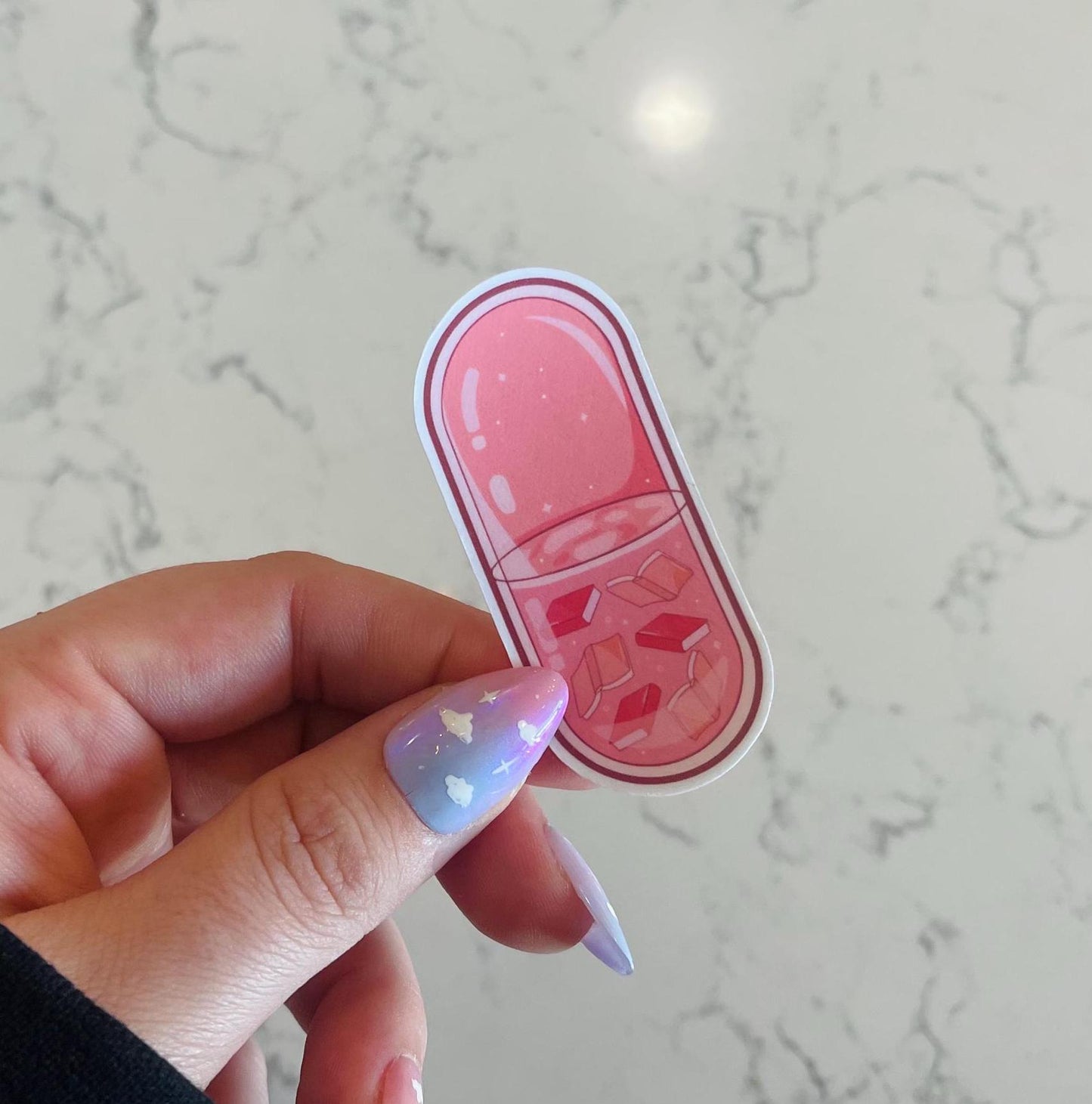 Book Lover Antidepressant Pill Vinyl Sticker | Bookish