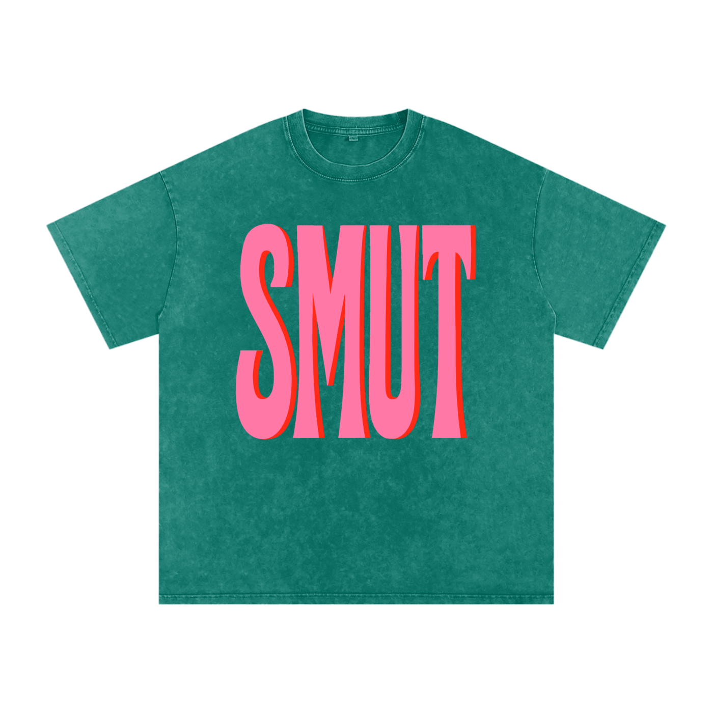 Smut Snow Washed Oversized Tee | Bookish Dark Green