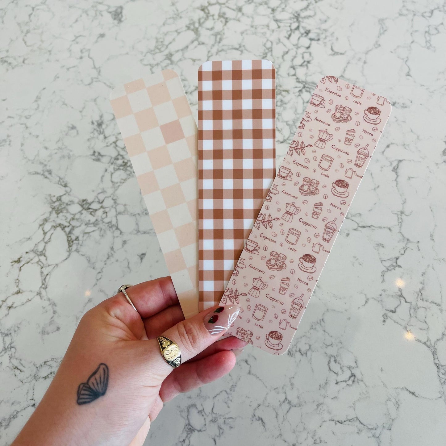 Mocha Mornings Coffee Bookmark Set