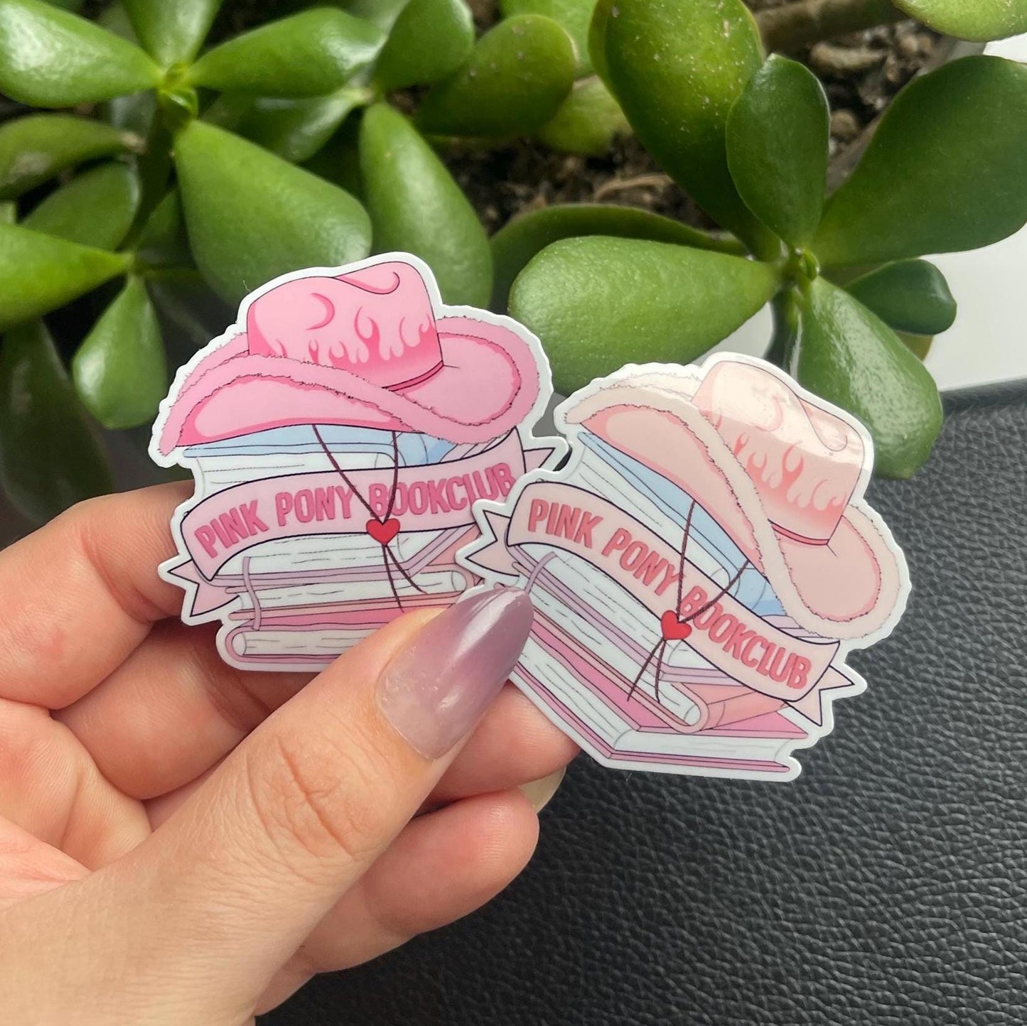 Pink Pony Book Club Vinyl Sticker