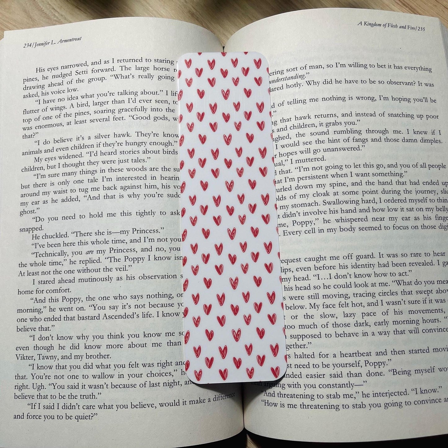 Tiny Red Heart Bookmark