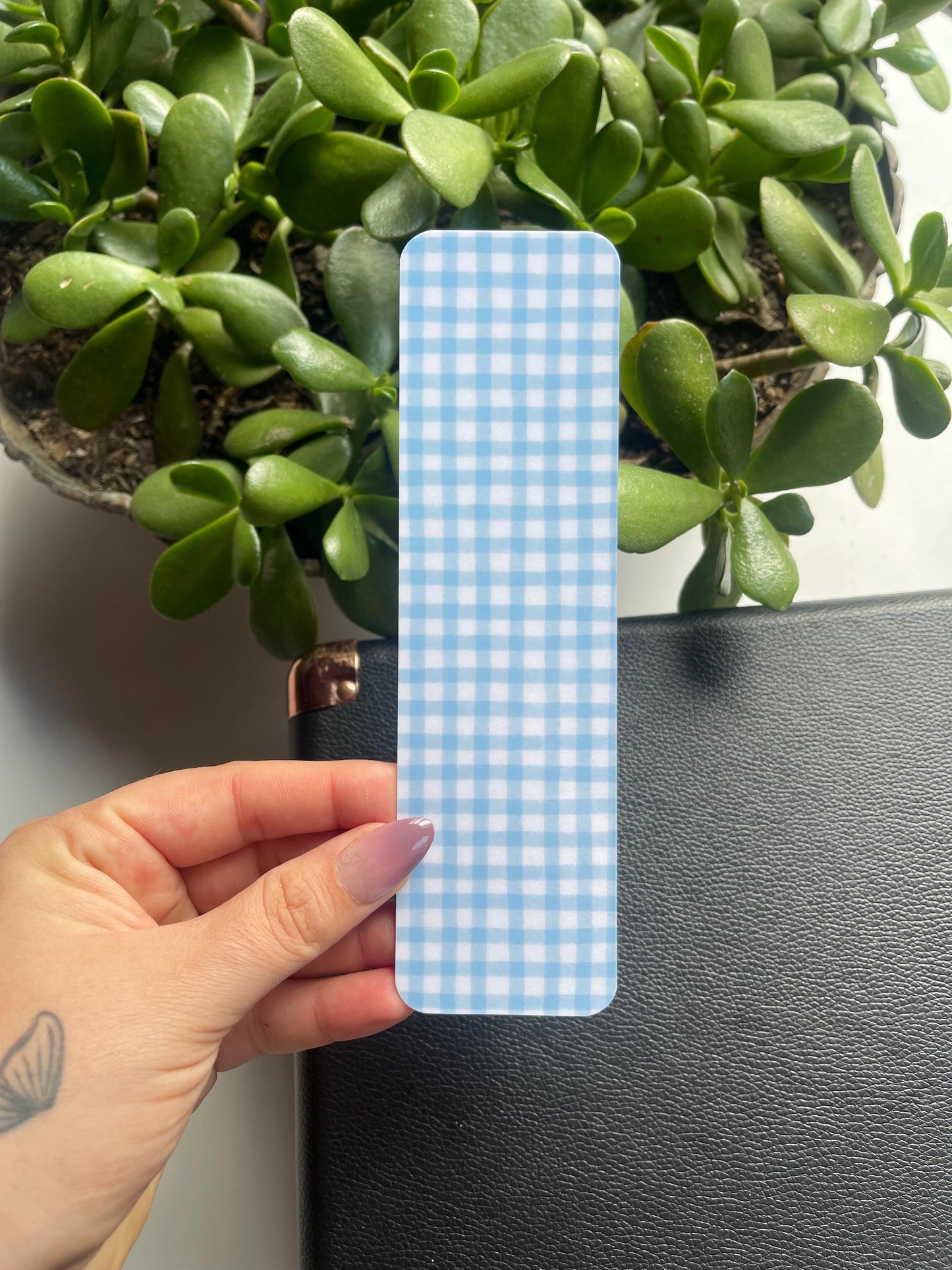 Spring Gingham Bookmarks