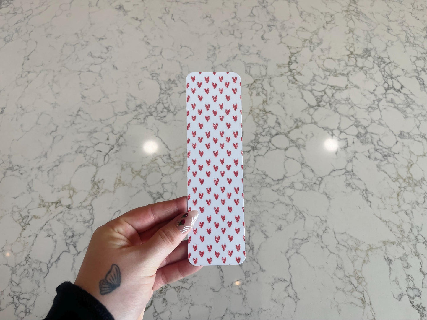 Tiny Red Heart Bookmark