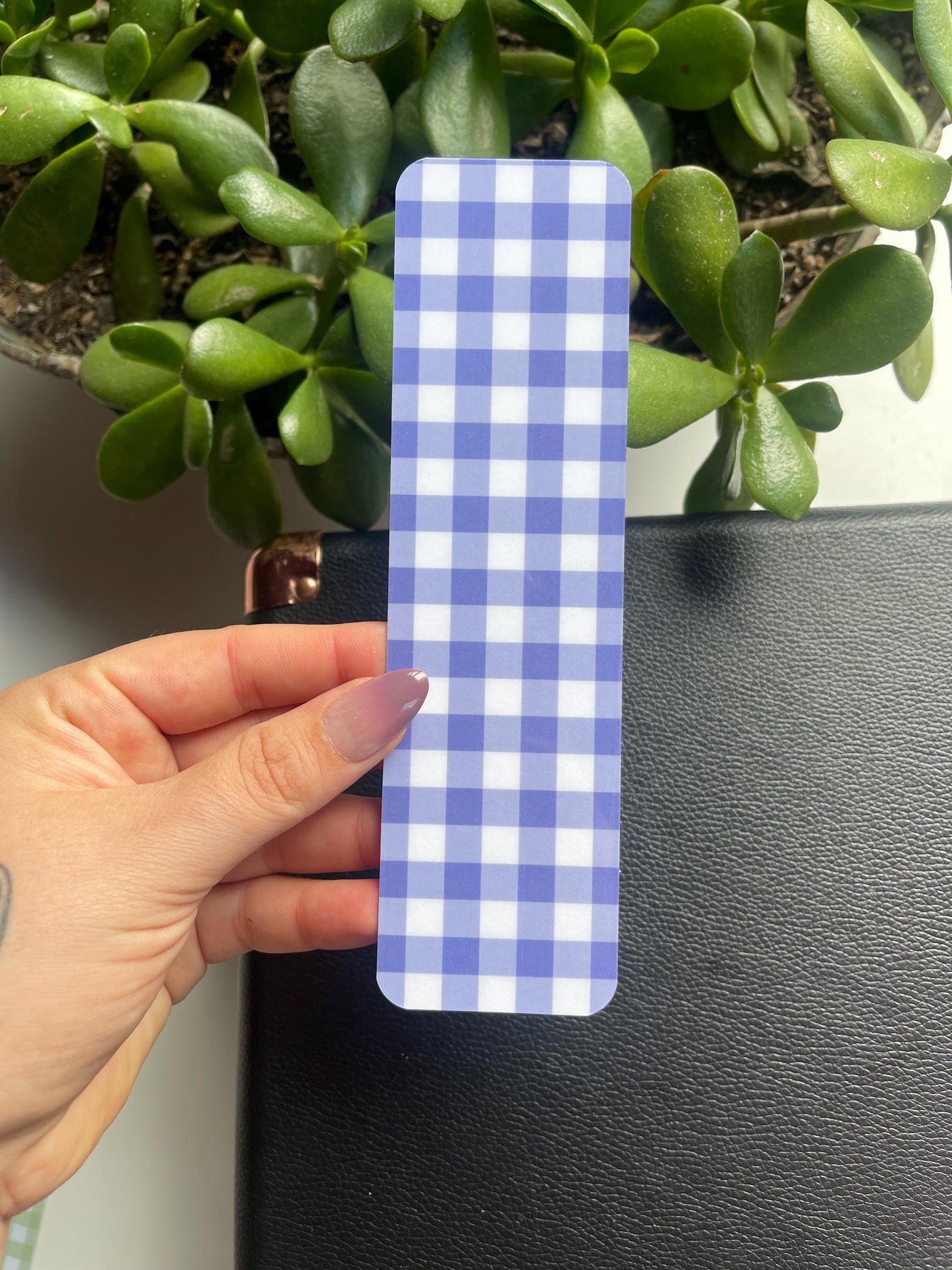 Spring Gingham Bookmarks