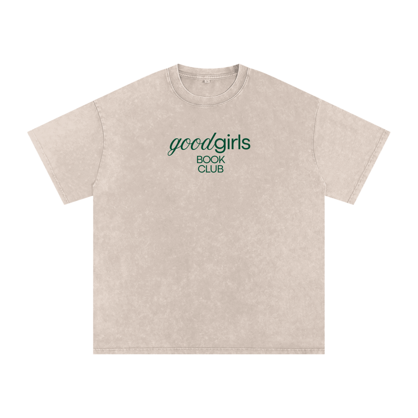 Good Girls Book Club Oversized Snow Washed Tee | Good Girl