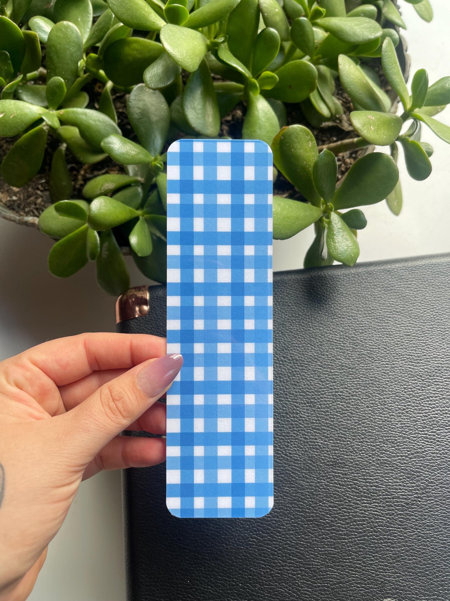 Spring Gingham Bookmarks