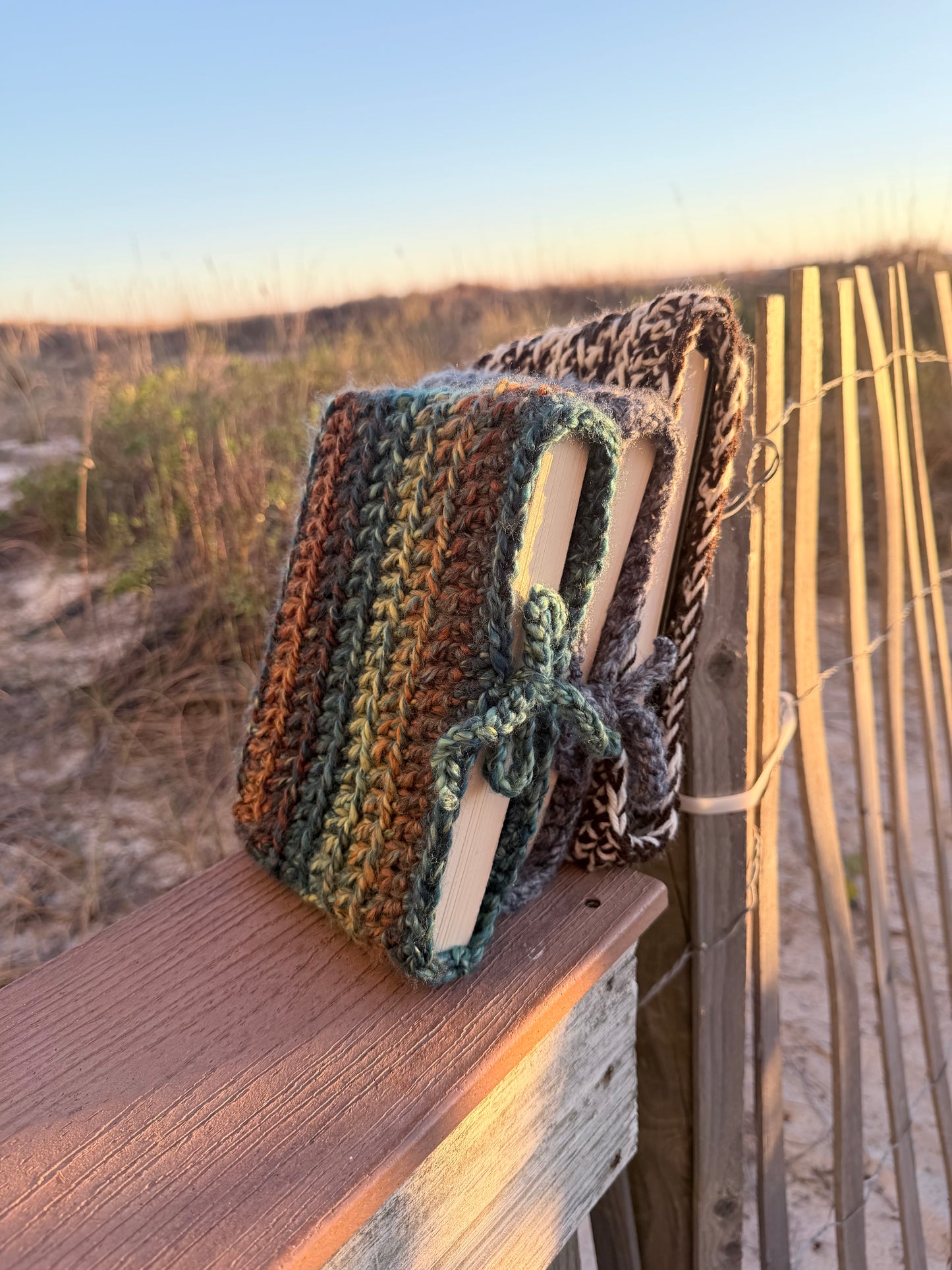 Small Handmade Crochet Book Covers