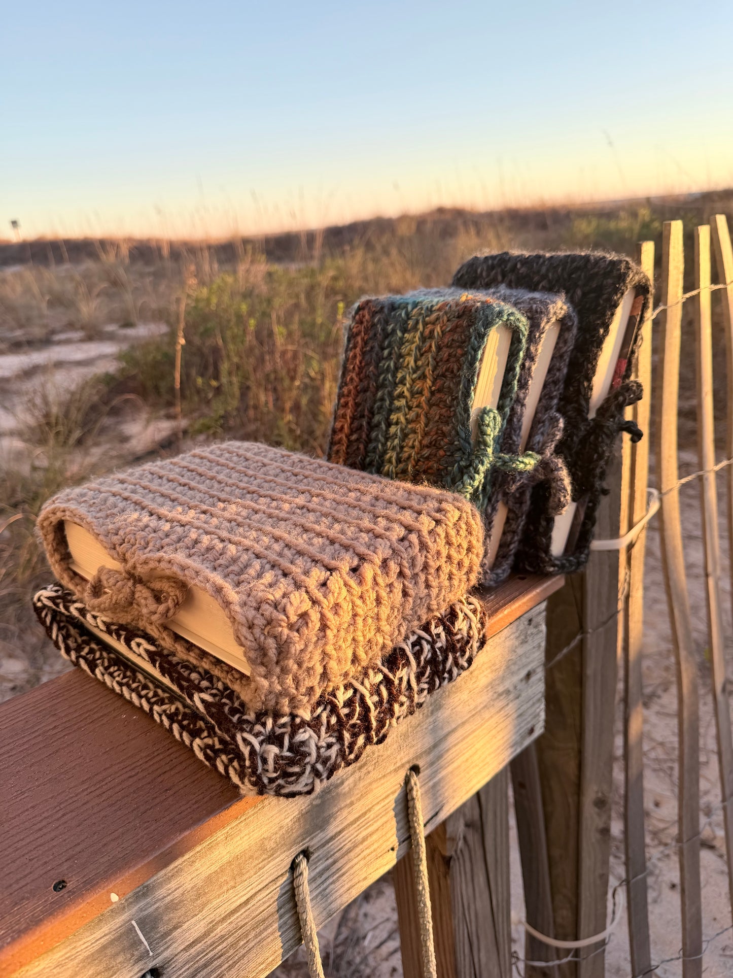 Large Handmade Crochet Book Covers