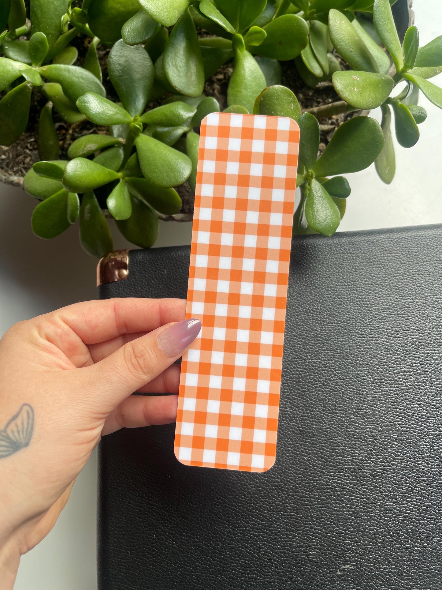 Spring Gingham Bookmarks