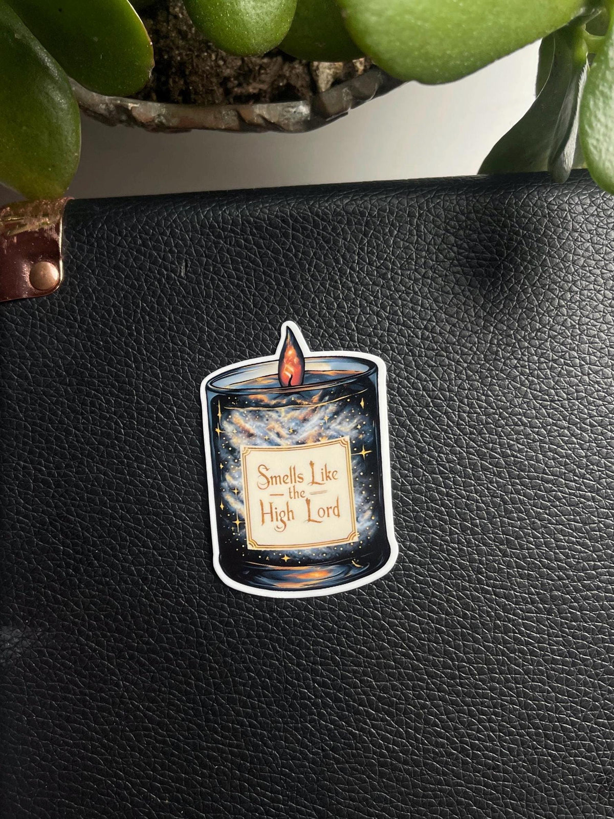 Smells Like The High Lord Candle Vinyl Sticker