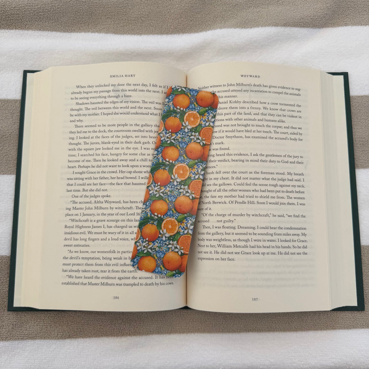 Mediterranean Oranges Bookmark