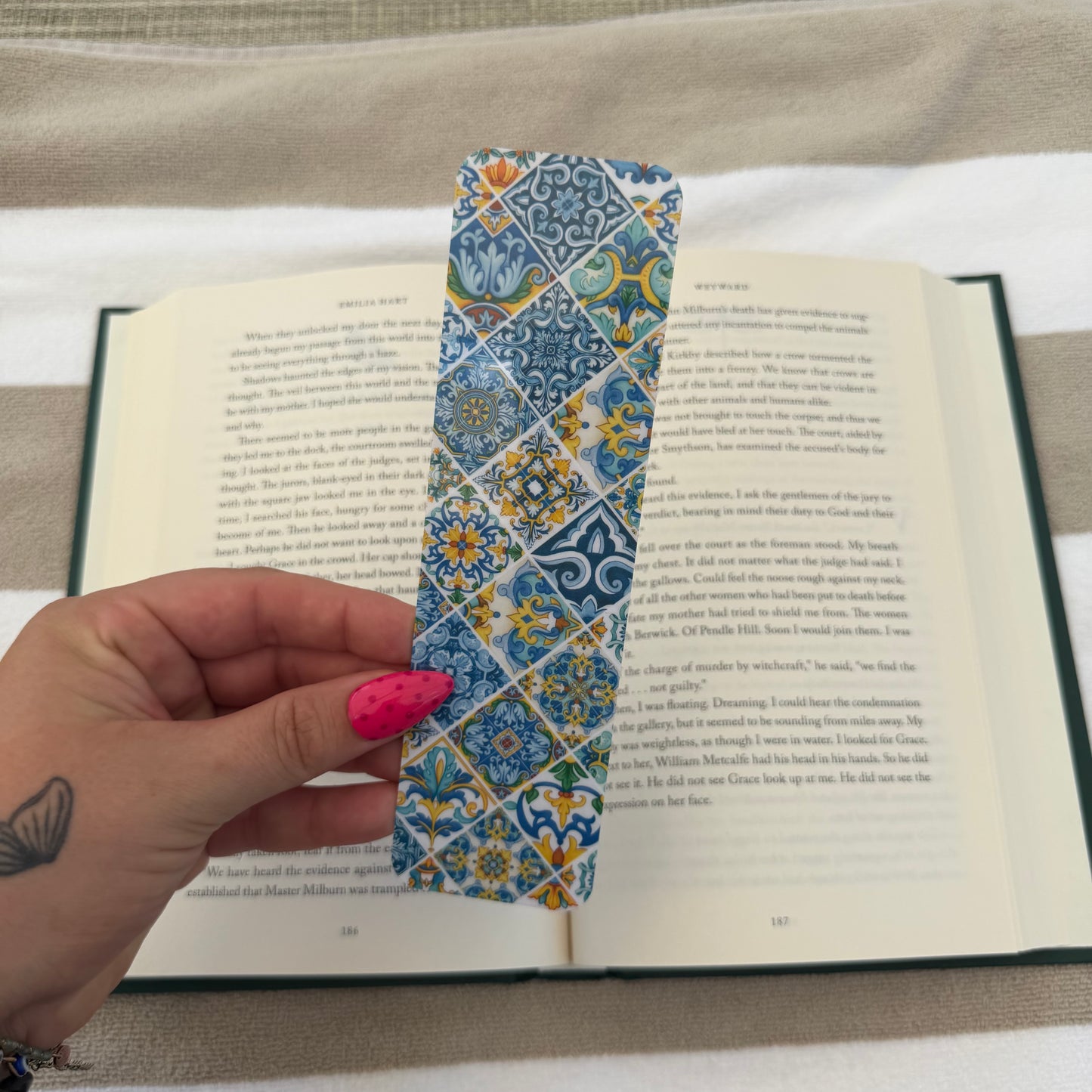 Mediterranean Tiles Bookmark