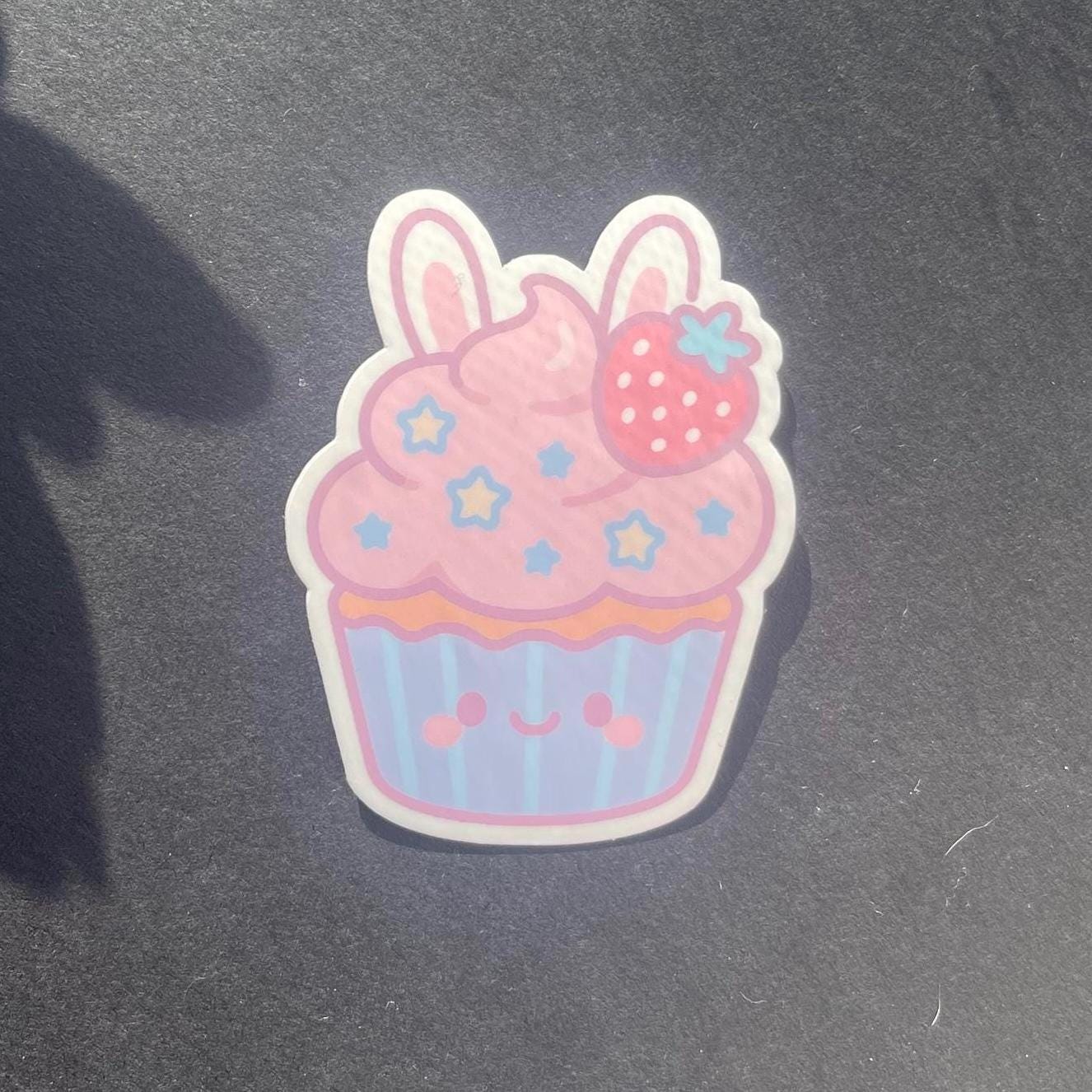 Cupcake Bunny Sticker