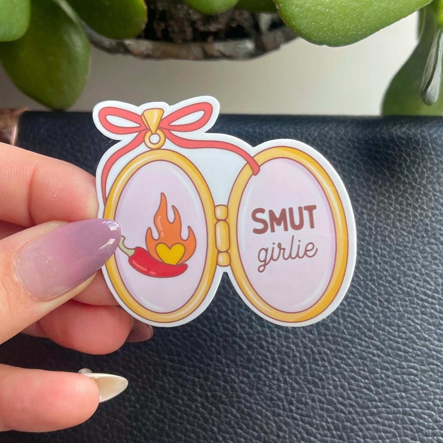 Smut Girlie Locket Sticker