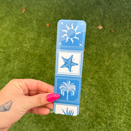 Coastal Tiles Bookmark