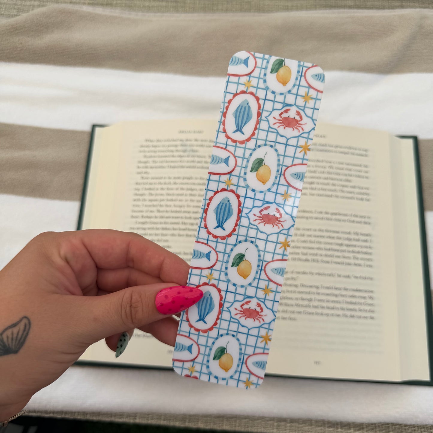 Coastal Summer Bookmark