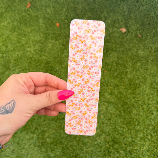 Pink Summer Fruits Bookmark